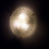 Curved glass ceiling lamp
