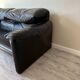 Maralunga leather canapés by Vico Magistretti for Cassina