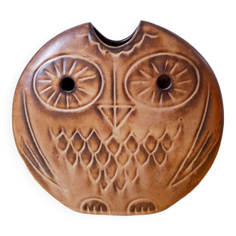 Owl ceramic vase 60s