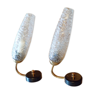 Pair of wall lamps 1950-60