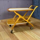 Scandinavian trolley in blond cherry 1960