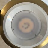 Lampe sur pied dorée