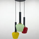 Mid-century Modern Italian Colourful Cascade Pendant Light