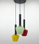 Mid-century Modern Italian Colourful Cascade Pendant Light