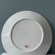 Set of 2 plates XIXth Les Islettes, rooster decoration and flowery basket