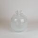 Murano glass vase "Pulegoso" in the shape of an amphora, with scroll handles, signed Seguso Vetri d'Arte.