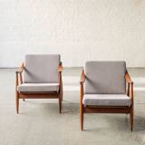 Set of 2 easy chairs by Topform