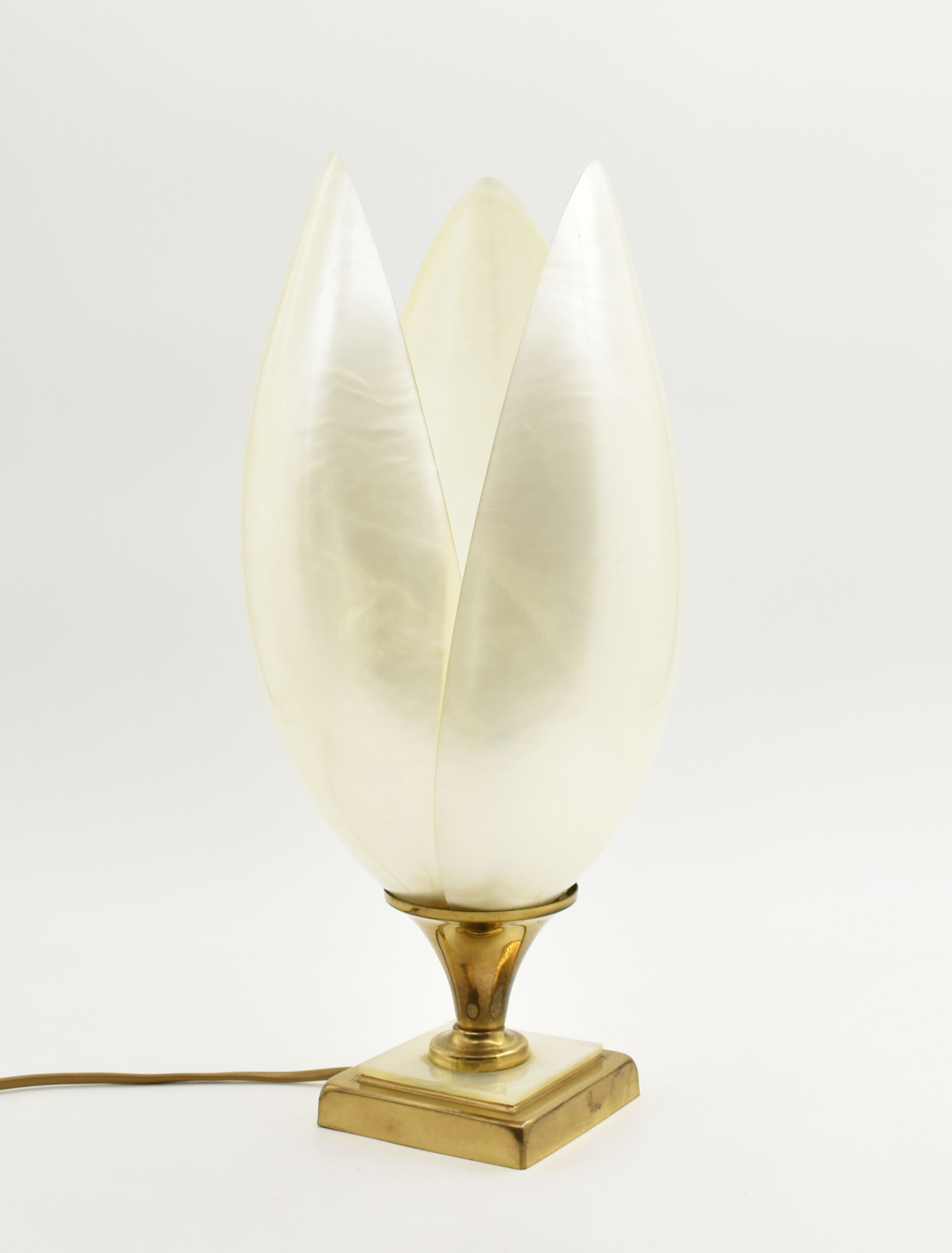 Pearly Rougier vintage Tulip lamp