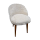Faux fur beige of 1960 Office Chair