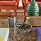 Brutalist top smoking set, ashtray and cigars box, Morbelli Italy 1970