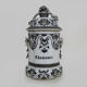 Chasonic porcelain medicine jar, hand painted. XIXth