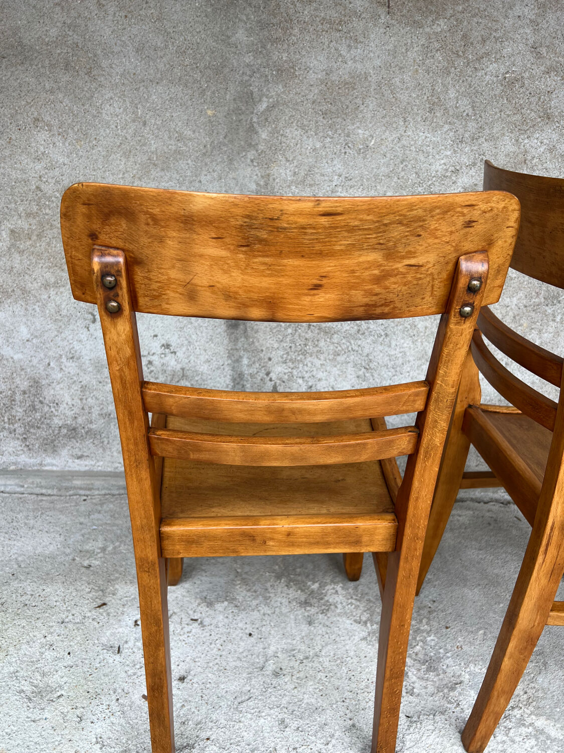 2 vintage bistro chairs