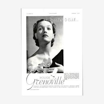 Vintage poster 30s Grenoville