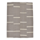8x11 Grey & Beige Wool Kilim Rug, 235x317 Cm
