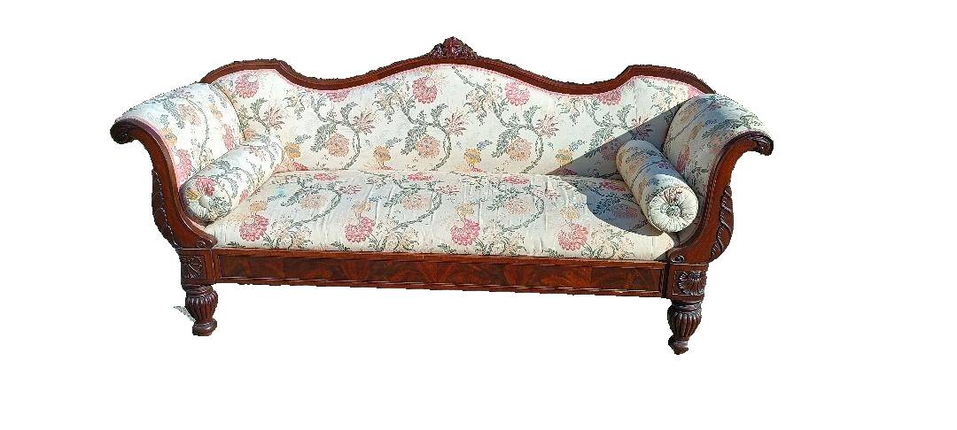 Carlo X boat sofa - Genoa, first half of the 19th century, in the style of Henry Peters