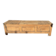 Antique solid wood storage bench – (sanded and ready to be treated)