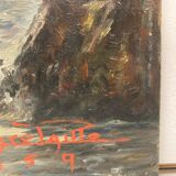 Vintage marine painting
