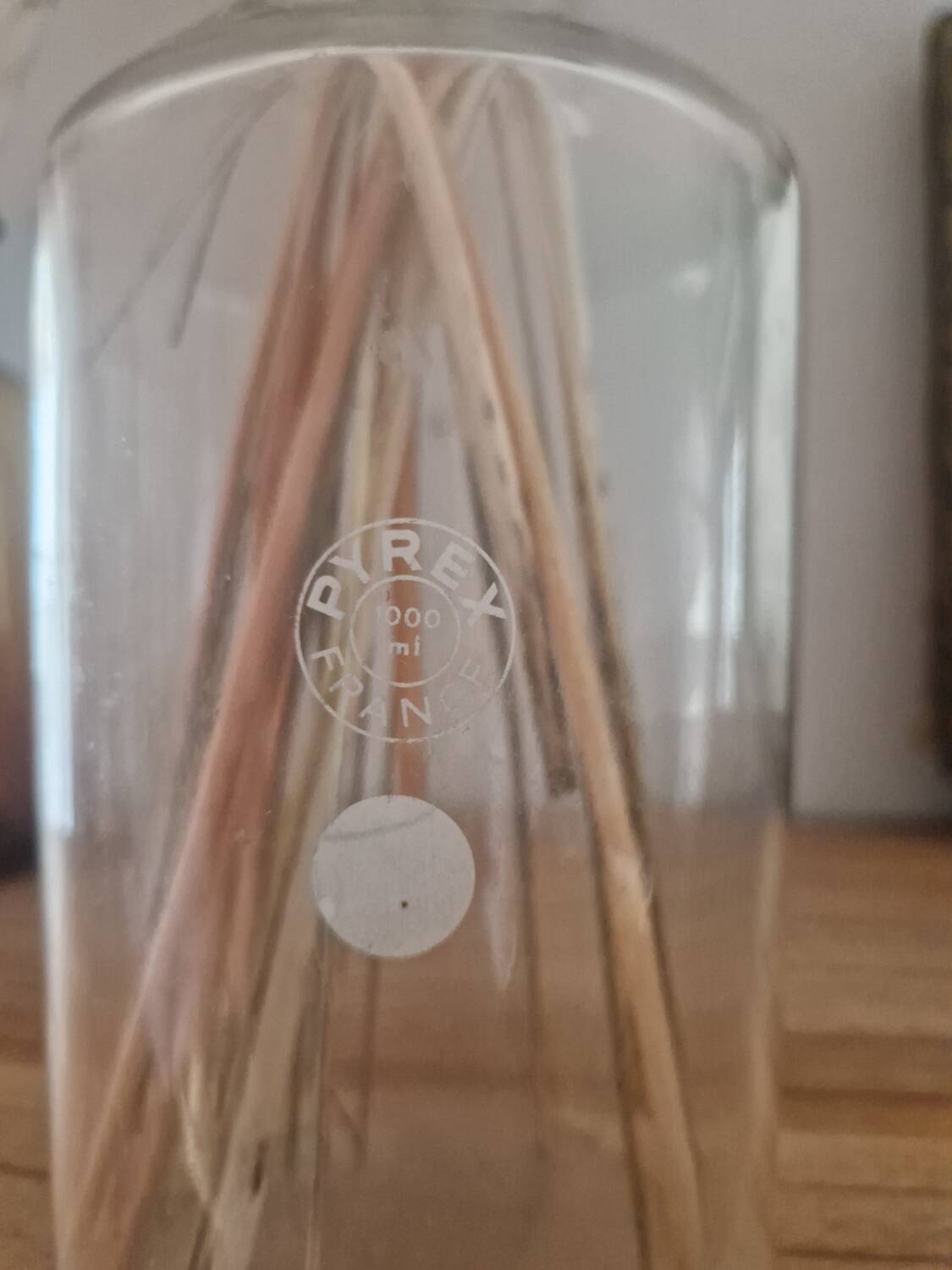 Antique pharmacy glassware laboratory pyrex vintage vase