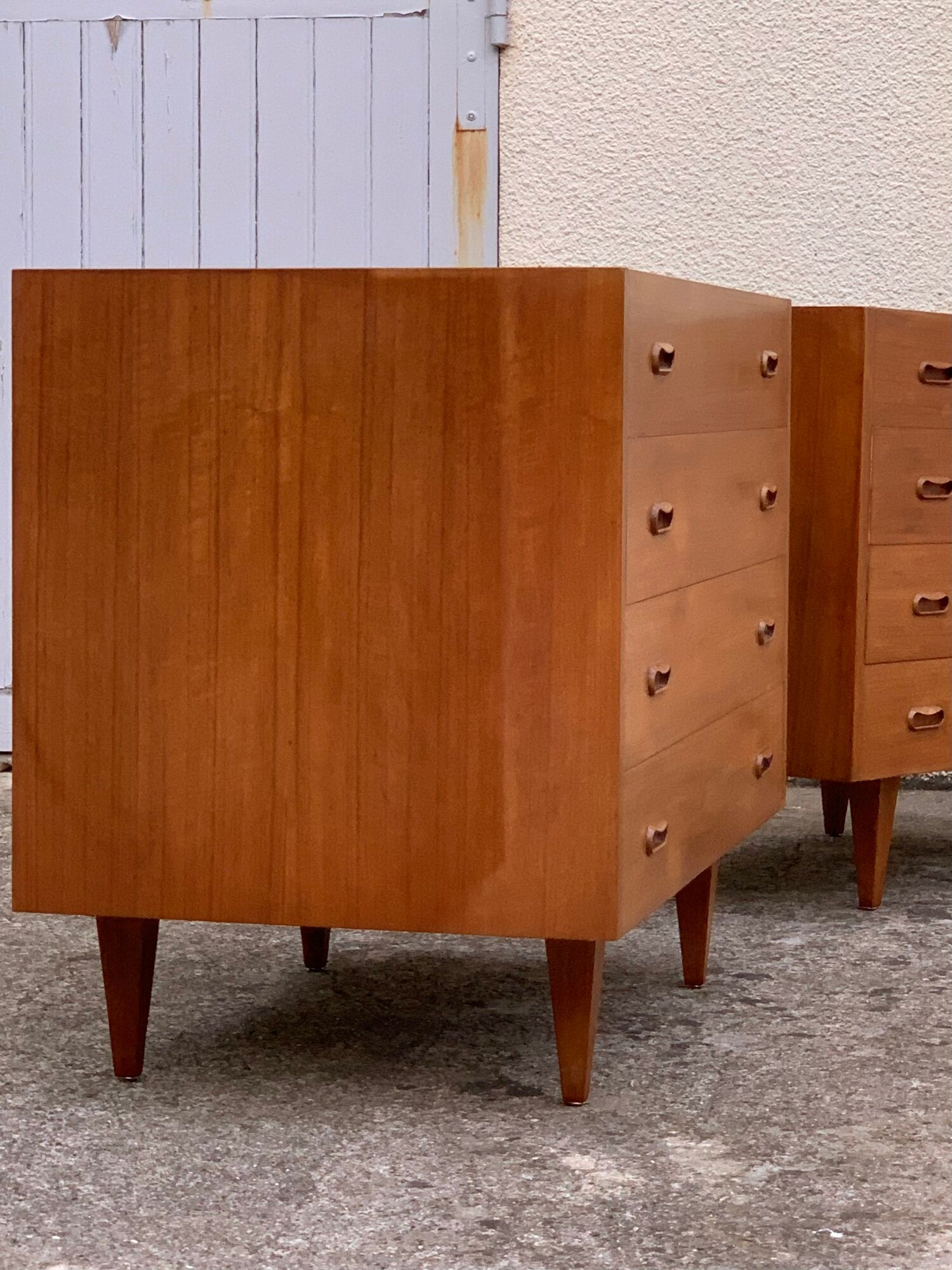 Pair of Scandinavian teak chests of drawers 1960
