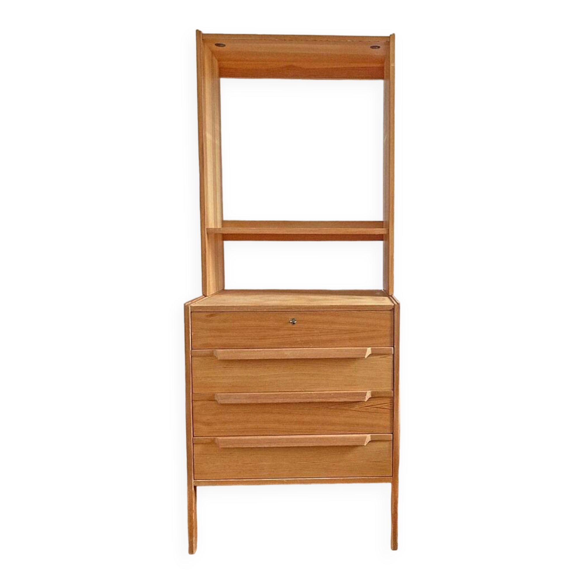 Bibliothèque pin massif