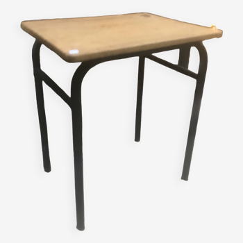 Vintage wooden school desk 1960