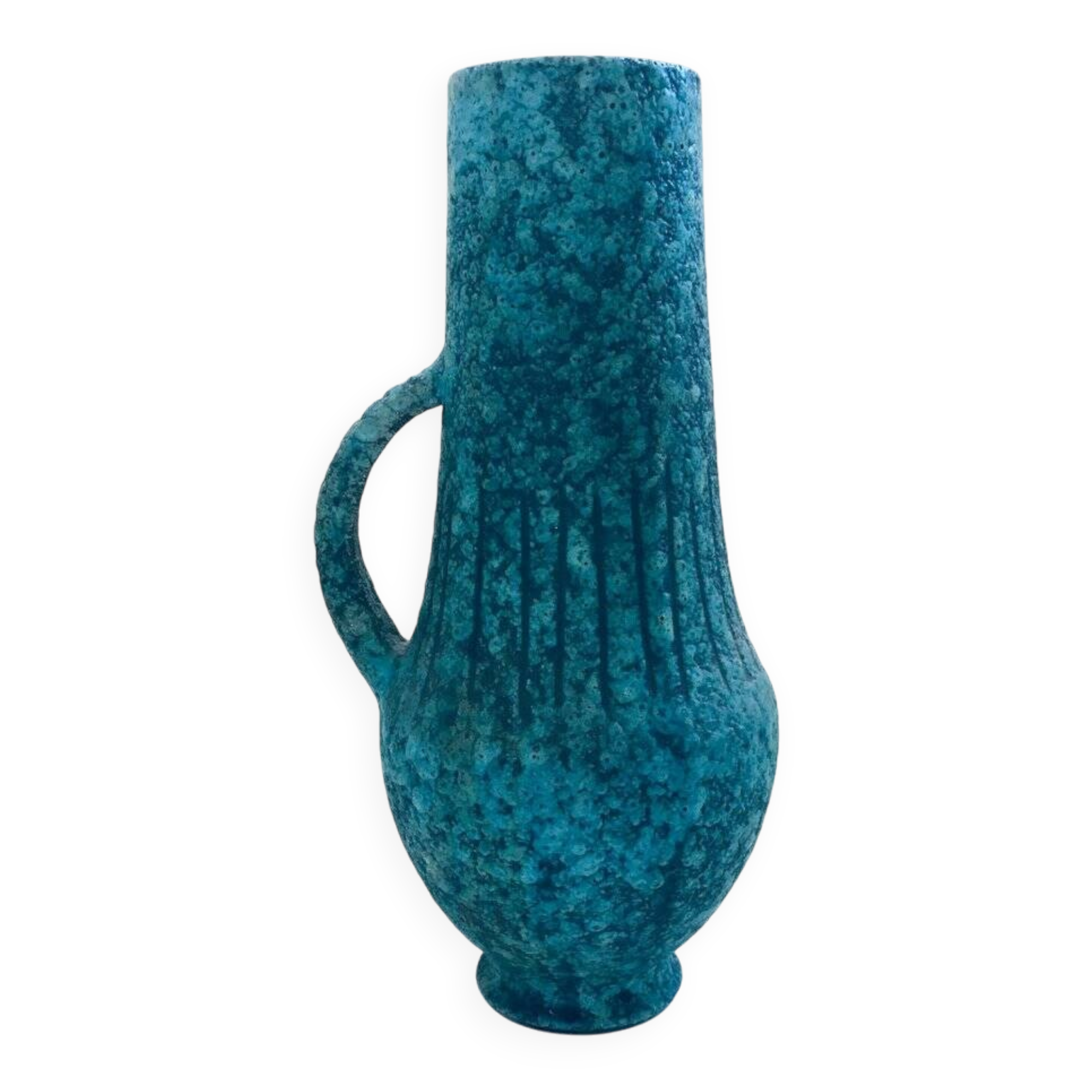 Art Ceramics Sgraffito Handle Vase by Alvino Bagni for Raymor, 1960s