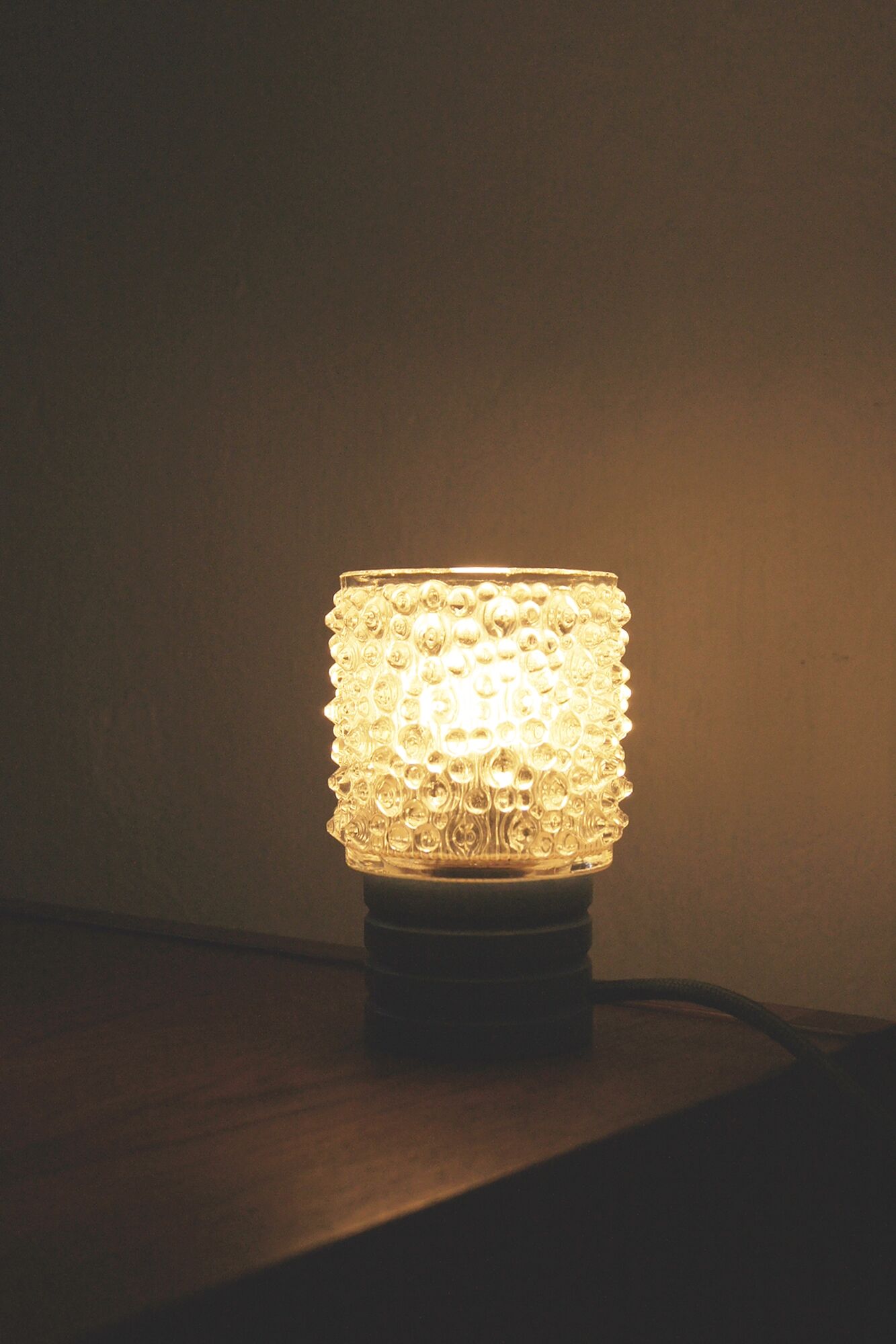 Mid-Century Blue Table Lamp, 1960s