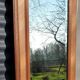 Beveled door mirror "in its juice" XIXth