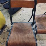 Authentique chaise d'école Stella