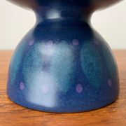 Vintage pottery candlestick from West Germany by KMK Keramik Manufaktur Kupfermühle, 1970s.