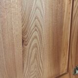 Elm sideboard Maison Regain, 80's