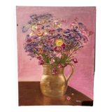 Bouquet of flowers oil painting