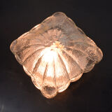 1970s modern glass plafond HP Leuchten, Germany