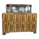 Exceptional Art Deco walnut sideboard with slatted glass display - 1930s