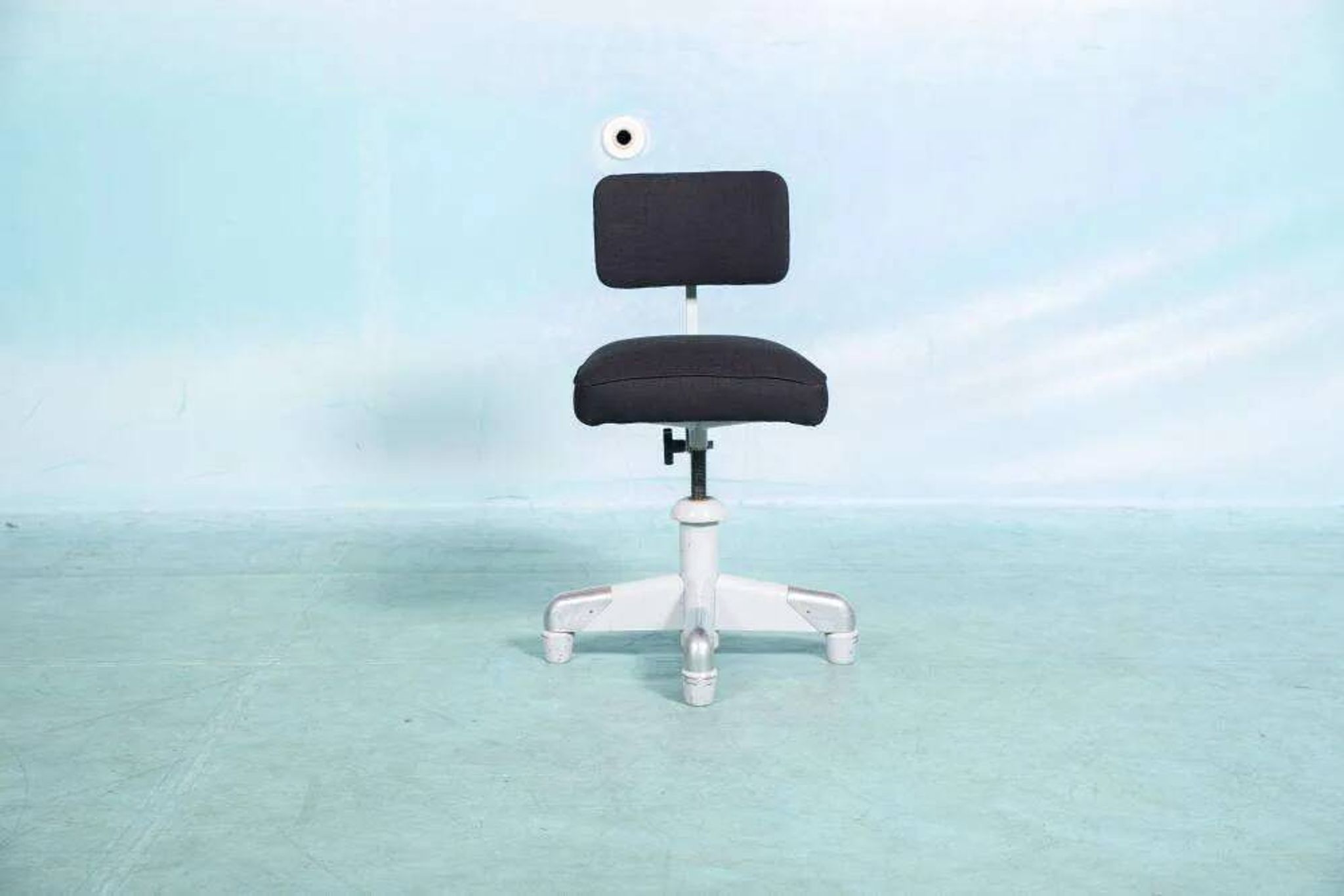 Vintage Gispen office chair from the 1960s, industrial Hoffmann.