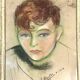 Pastel, portrait of a young adolescent signed L. Mayer, 20th century