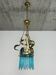 Brass Jugendstil chandelier by Koloman Moser