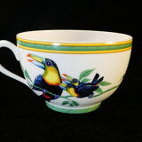 Porcelain tea cup from Paris by Hermes model Toucans