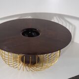 Solid walnut coffee table (unique piece)