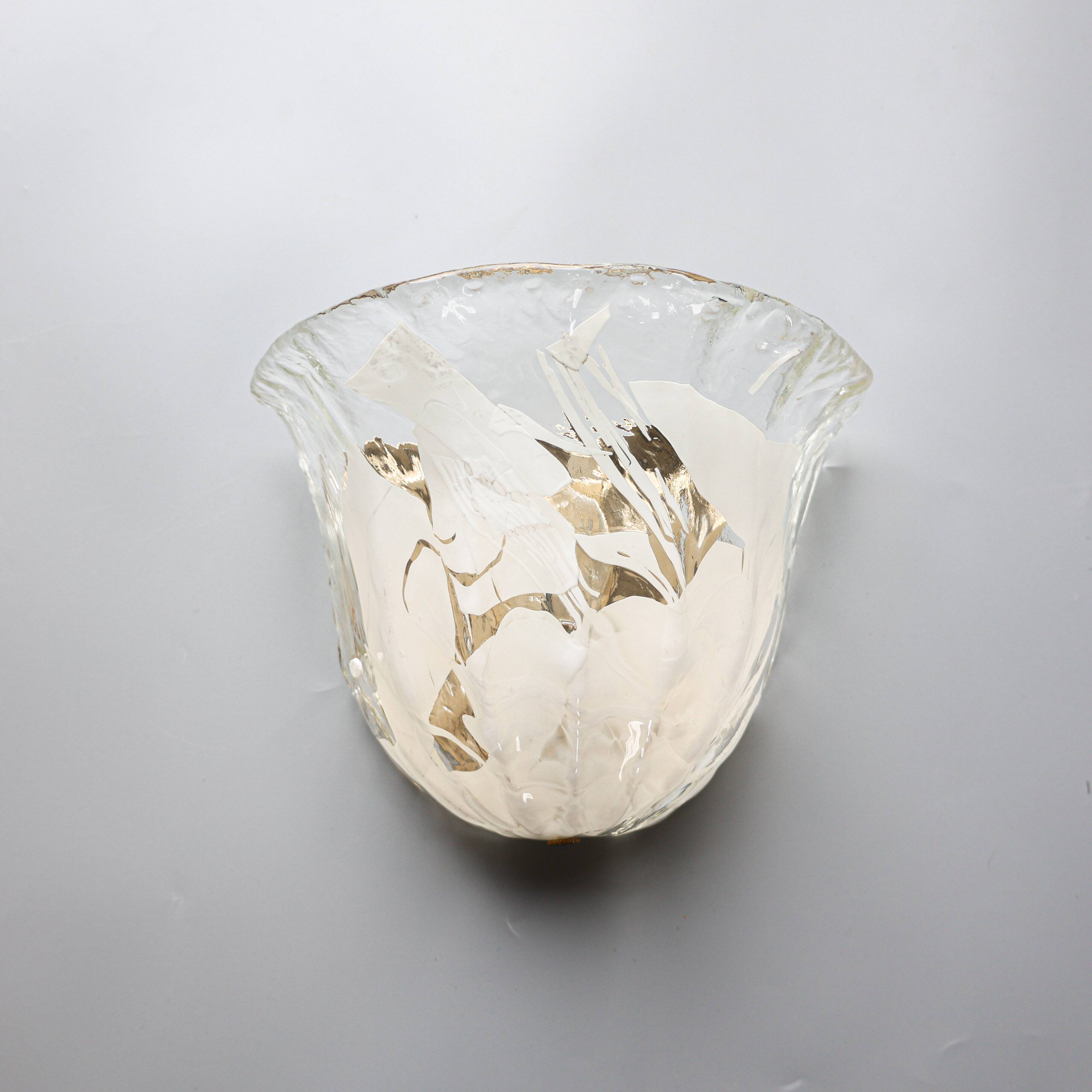 Vintage La Murrina shell shaped sconce, 1980s, Italy
