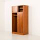 Danish teak wardrobe by Hundevad, 1960s