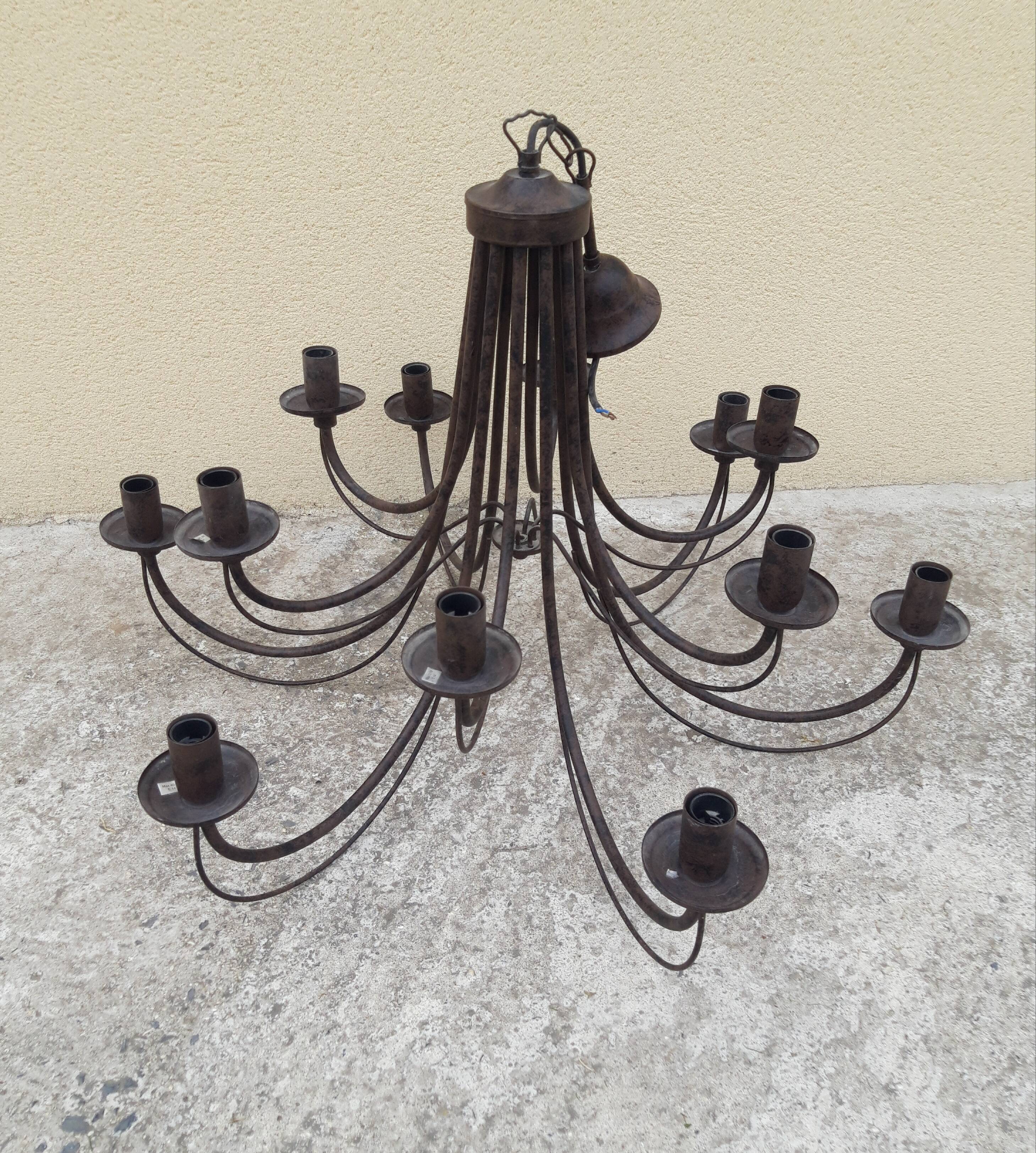 Baroque style chandelier