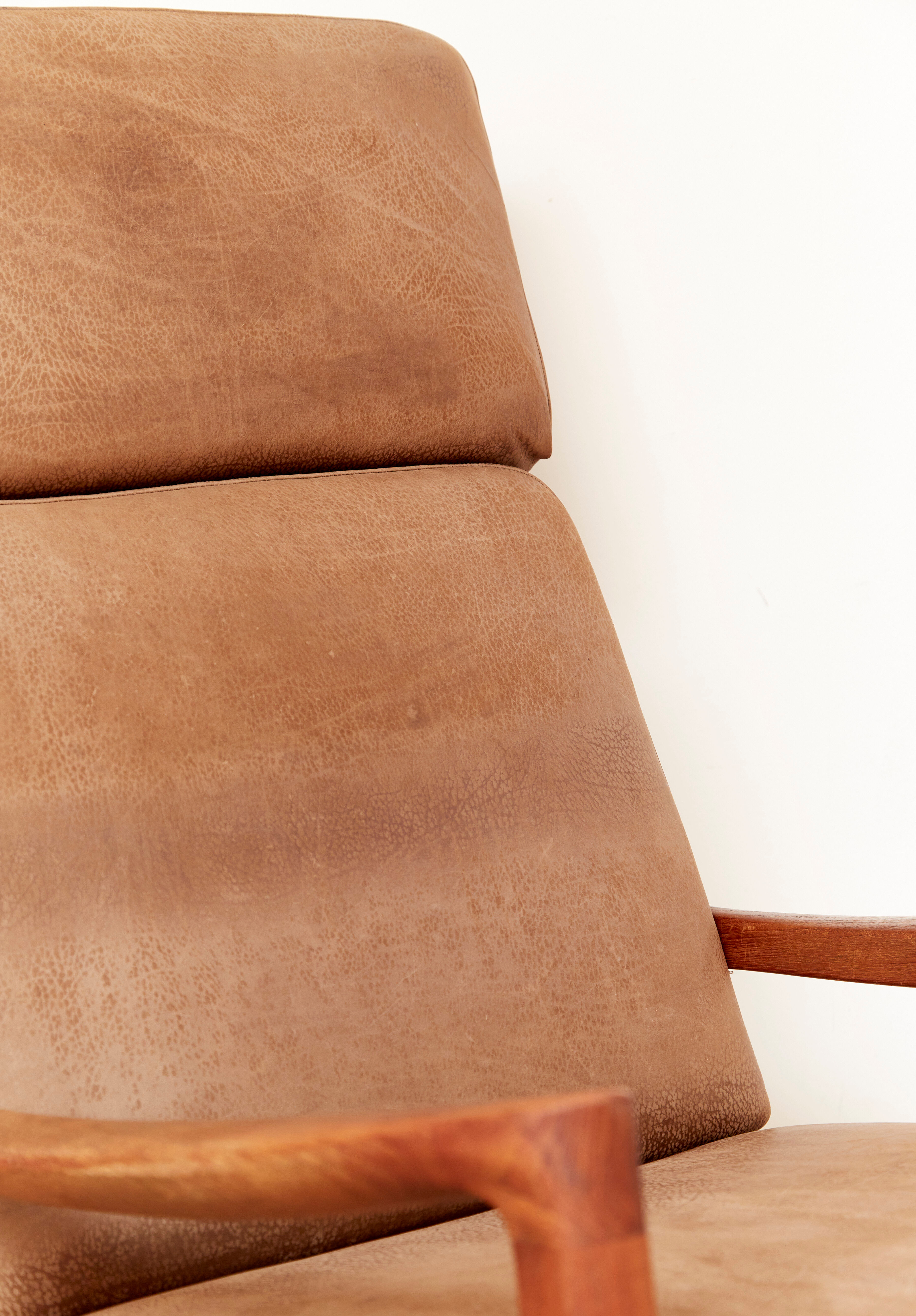 Mid-Century Teak Senator Highback Armchair by Ole Wanscher for CADO