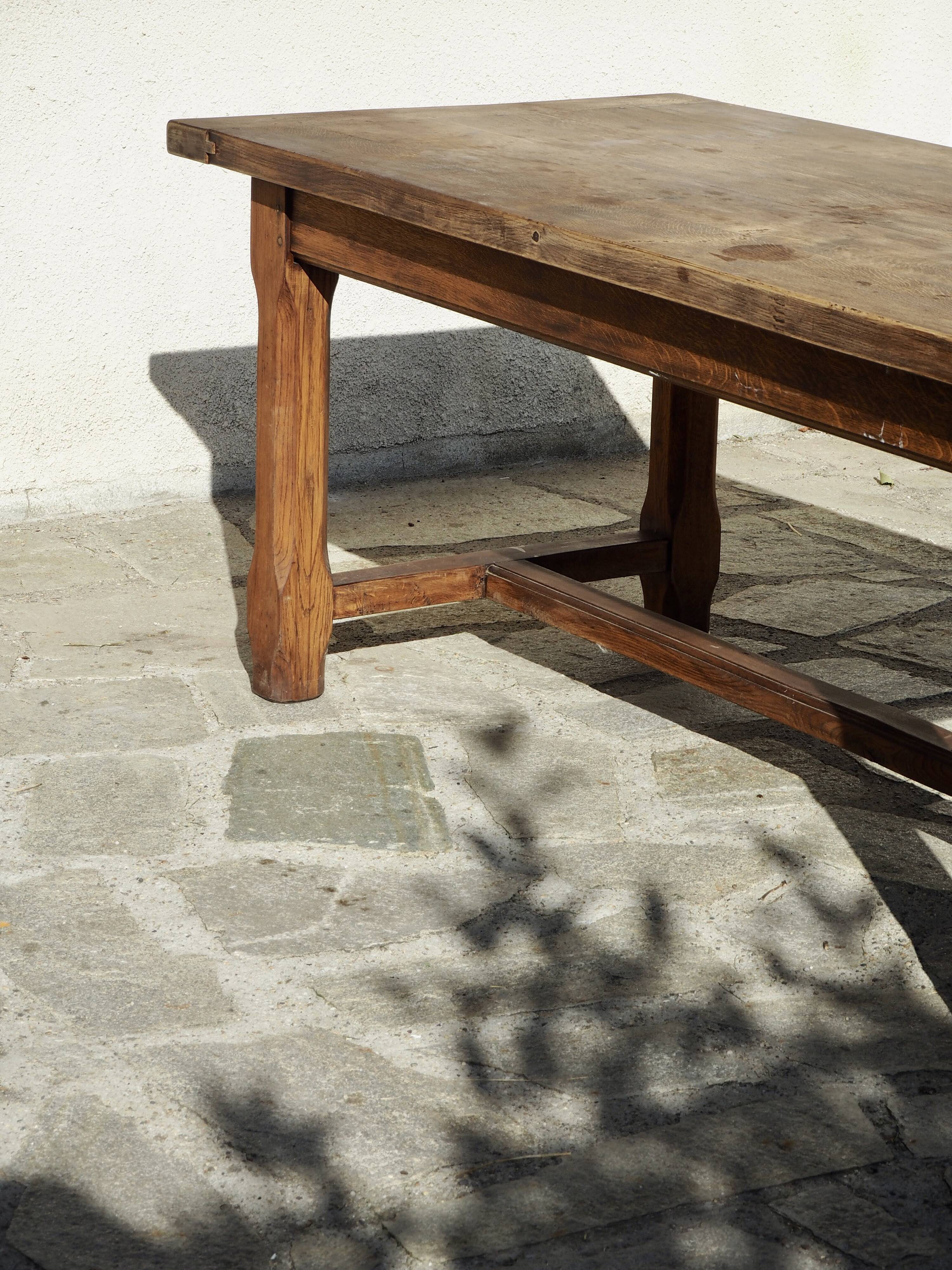 Table de ferme en bois 190cm