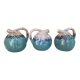 Bouteilles pomme en céramique Alpho années 60-70