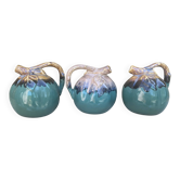Alpho ceramic apple bottles from the 60s-70s.