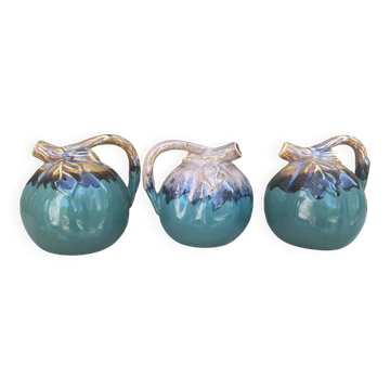 Alpho ceramic apple bottles from the 60s-70s.