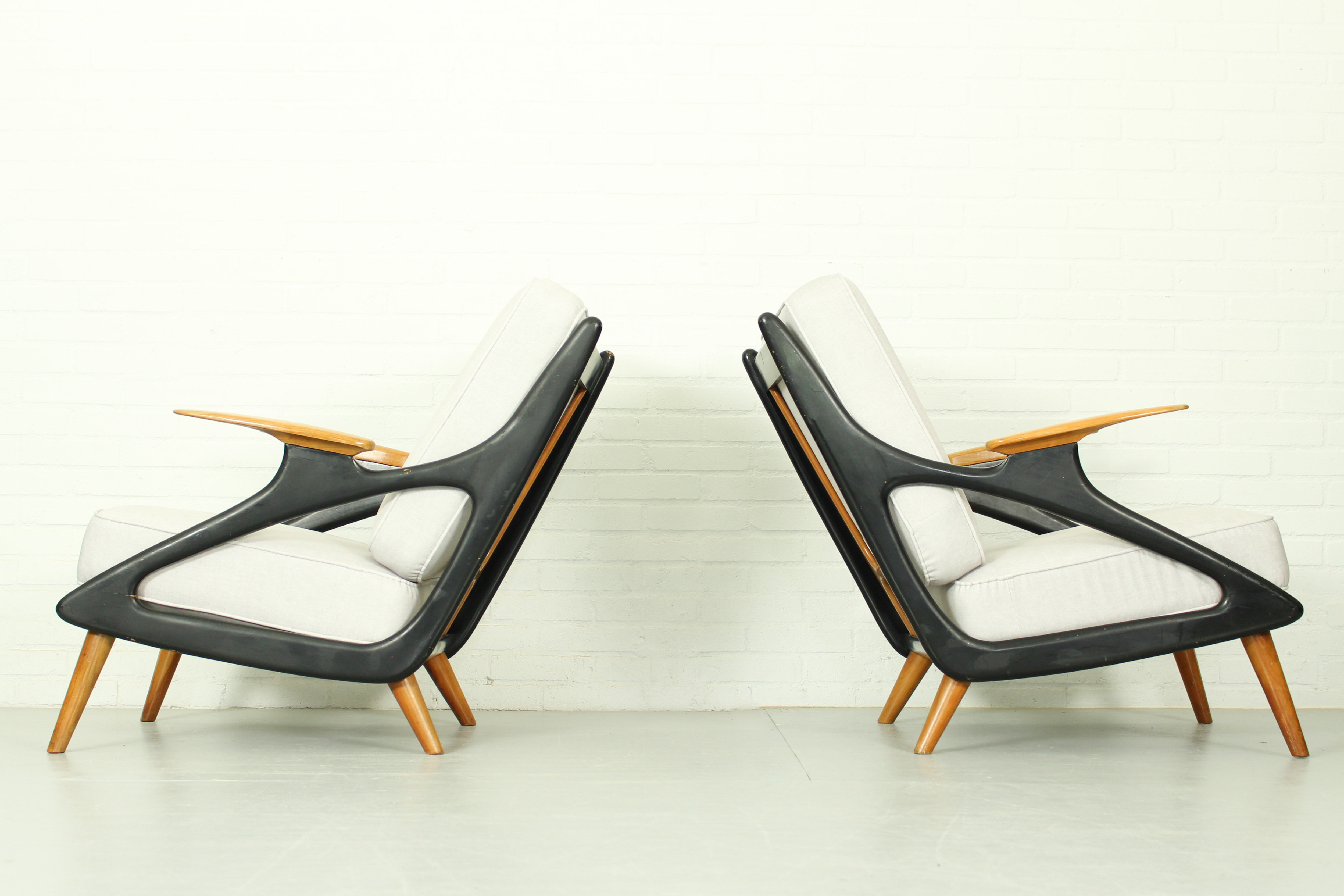 Living Room Set by Spruij Holland, 1954, Set of 3