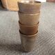 Series of 4 Digoin sandstone cups