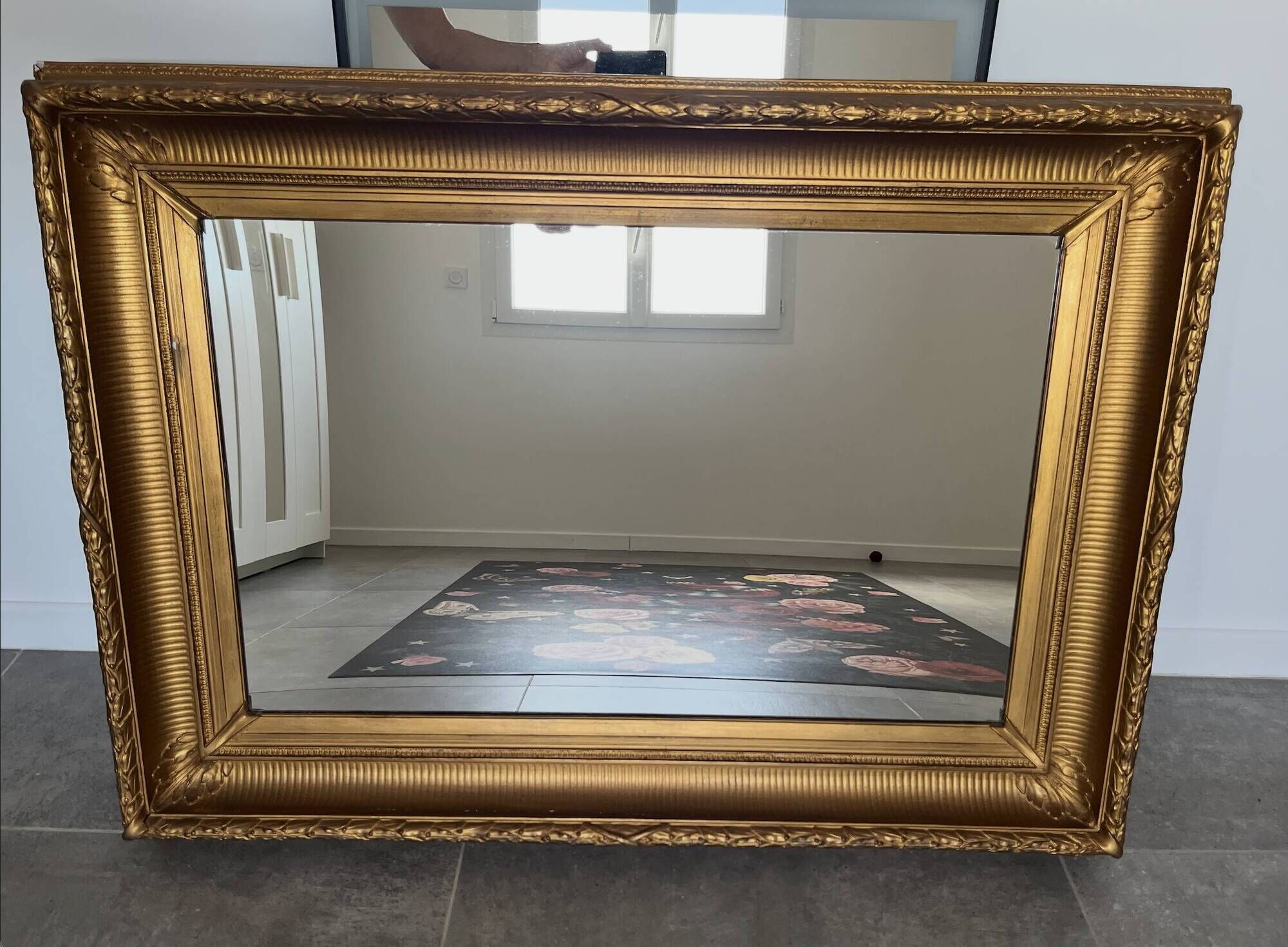 19th-century Victorian wall mirror